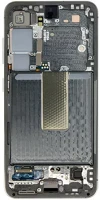 Samsung GH82-30481C S911 galaxy s23 kompatibilis lcd kijelző + érintő, kerettel, zöld kép
