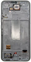 Samsung GH82-31201B Galaxy a34 5g lcd modul kerettel, oem jellegű, ezüst ( a346b ) kép