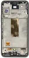 Samsung GH82-31231A A546b galaxy a54 5g kompatibilis lcd kijelző + érintő, kerettel, szürke kép