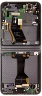 Samsung GH82-31828A F731 galaxy z flip 5 5g gyári lcd kijelző kerettel, szürke (service pack) kép