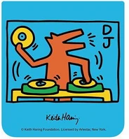 Samsung GP-TOF731SBCCW Galaxy flip5 flipsuit card only keith harring kép