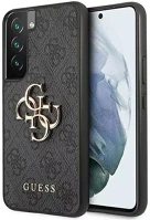 Samsung GUHCS22S4GMGGR Guess pu 4g metal logo  galaxy s22 hátlap tok, szürke kép