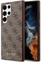 Samsung GUHCS23LG4GFBR Guess 4g metal gold  galaxy s23 ultra szilikon tok, barna kép