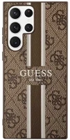 Samsung GUHCS23LP4RPSW Guess 4g printed stripe  galaxy s23 ultra szilikon tok, barna kép