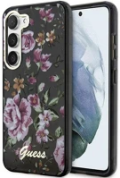 Samsung GUHCS23SHCFWSK Guess flower collection  galaxy s23 hátlap tok , fekete kép