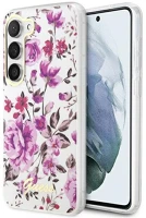 Samsung GUHCS23SHCFWST Guess flower collection  galaxy s23 hátlap tok , fehér kép