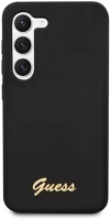 Samsung GUHCS23SSLSMK Guess silicone vintage gold  galaxy s23 szilikon tok, fekete kép