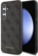 Samsung GUHCS24FEG4GFBR Guess 4g metal gold logo  galaxy s24 fe hátlap tok, barna kép