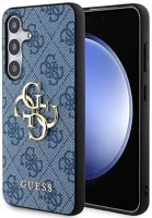 Samsung GUHCS24S4GMGBL Guess 4g big metal logo  galaxy s24 hátlap tok, kék kép