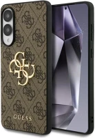 Samsung GUHCS25E4GMGBR Guess big 4g logo classic logo  galaxy s25 edge kemény hátlap tok, barna kép