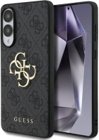 Samsung GUHCS25E4GMGGR Guess big 4g logo classic logo  galaxy s25 edge kemény hátlap tok, fekete kép
