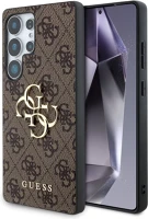 Samsung GUHCS25L4GMGBR Guess big 4g logo classic logo  galaxy s25 ultra kemény hátlap tok, barna kép