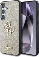 Samsung GUHCS25MHG4SGD Guess fixed glitter big 4g metal logo  galaxy s25+ kemény hátlap tok, arany kép