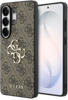 Samsung GUHCS26L4GMGBR Guess pu 4g metal logo  galaxy s26 ultra tok, barna kép