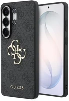 Samsung GUHCS26L4GMGGR Guess pu 4g metal logo  galaxy s26 ultra tok, szürke kép