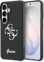 Samsung GUHCS26S5HC4MLSK Guess iml 4g script metal logo  galaxy s26 tok, fekete kép