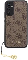 Samsung GUHCSA34GF4GBR Guess 4g charms  galaxy a34 5g szilikon tok, barna kép