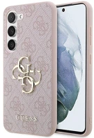 Samsung GUHCSA554GMGPI Guess 4g big metal logo  galaxy a55 hátlap tok, rózsaszín kép