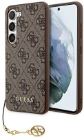 Samsung GUHCSA55GF4GBR Guess 4g charms collection  galaxy a55 hátlap tok, barna kép