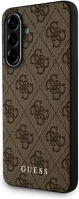 Samsung GUHCSA56G4GFBR Guess 4g metal gold logo  galaxy a56 hátlap tok, barna kép