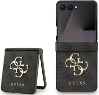 Samsung GUHCZF74GMGGR Guess pu 4g metal logo galaxy z flip 7 hátlap tok, szürke kép