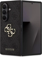 Samsung GUHCZFD74GMGGR Guess pu 4g metal logo  galaxy z fold 7 kemény hátlap tok, fekete kép