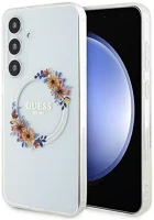 Samsung GUHMS24MHFWFCT Guess iml flowers wreath s24+ tok, átlátszó kép