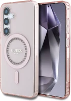 Samsung GUHMS25SPFTDTEP Guess rhinestones printed classic logo magsafe kép