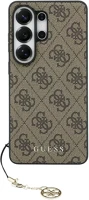 Samsung GUHMS26LGF4GBR Guess 4g classic logo charm  galaxy s26 ultra mágneses tok, magsafe, barna kép
