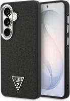 Samsung GUHMS26MPFGTSCMK Guess fixed glitter triangle  galaxy s26 plus mágneses tok, magsafe, fekete kép