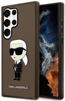 Samsung KLHCS23LHNIKTCK Karl lagerfeld ikonik  galaxy s23 ultra, szilikon tok, fekete kép
