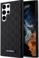 Samsung KLHCS23LSAKLHPK Karl lagerfeld saffiano mono  galaxy s23 ultra, szilikon tok, fekete kép