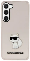 Samsung KLHCS23MHNCHTCP Karl lagerfeld ikonik choupette  galaxy s23+, szilikon tok, rózsaszín kép