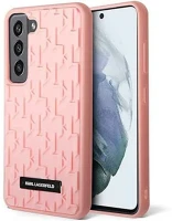 Samsung KLHCS23MRUPKLPP Karl lagerfeld 3d monogram  galaxy s23+, szilikon tok, rózsaszín kép