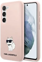 Samsung KLHCS23SSNCHBCP Karl lagerfeld silicone choupette  galaxy s23 szilikon tok, rózsaszín kép