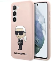 Samsung KLHCS23SSNIKBCP Karl lagerfeld silicone ikonik  galaxy s23 szilikon tok, rózsaszín kép