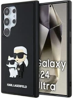 Samsung KLHCS24L3DRKCNK Karl lagerfeld 3d rubber karl&choupette  galaxy s24 ultra tok, fekete kép