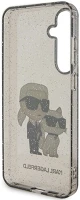 Samsung KLHCS24SHNKCTGK Karl lagerfeld glitter karl&choupette  galaxy s24 tok, fekete kép