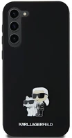 Samsung KLHCSA35SMHKCNPK Karl lagerfeld karl&choupette metal pin  galaxy a35 hátlap tok, fekete kép