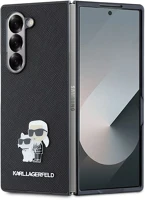 Samsung KLHCZFD6SAPKCNPK Karl lagerfeld pu saffiano karl and choupette  z fold6 tok, fekete kép