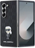 Samsung KLHCZFD6SAPKINPK Karl lagerfeld pu saffiano monogram ikonik  z fold6 tok, fekete kép