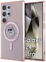 Samsung KLHMS24LHFCCNOP Karl lagerfeld iml choupette s24 ultra magsafe tok, rózsaszín kép