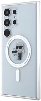 Samsung KLHMS24LHGKCNOT Karl lagerfeld iml karl & choupette  galaxy s24 ultra magsafe tok, átlátszó kép