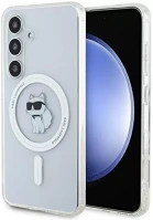 Samsung KLHMS24SHFCCNOT Karl lagerfeld iml choupette s24 magsafe tok, átlátszó kép