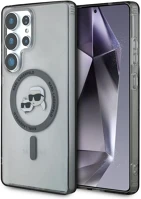 Samsung KLHMS25LHLSKCK Karl lagerfeld button karl & choupette heads printed logo galaxy s25 ultra kép