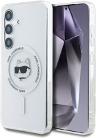 Samsung KLHMS25SHLSCHH Karl lagerfeld button choupette head printed logo galaxy s25 magsafe hátlap kép