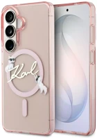 Samsung KLHMS26S5HKSCAP Karl lagerfeld iml kc script  galaxy s26 mágneses tok, magsafe, rózsaszín kép