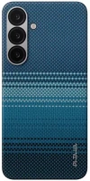 Samsung KS2502 Pitaka tactile woven  galaxy s25 hátlap tok, aramid, magsafe, moonrise kép