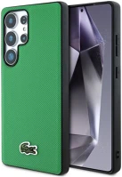 Samsung LCHMS25LPVCN Lacoste iconic petit pique woven logo  galaxy s25 ultra magsafe tok, zöld kép