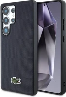 Samsung LCHMS25LPVCV Lacoste pvc petit pique metal logo  galaxy s25 ultra tok, magsafe, kék-fekete kép